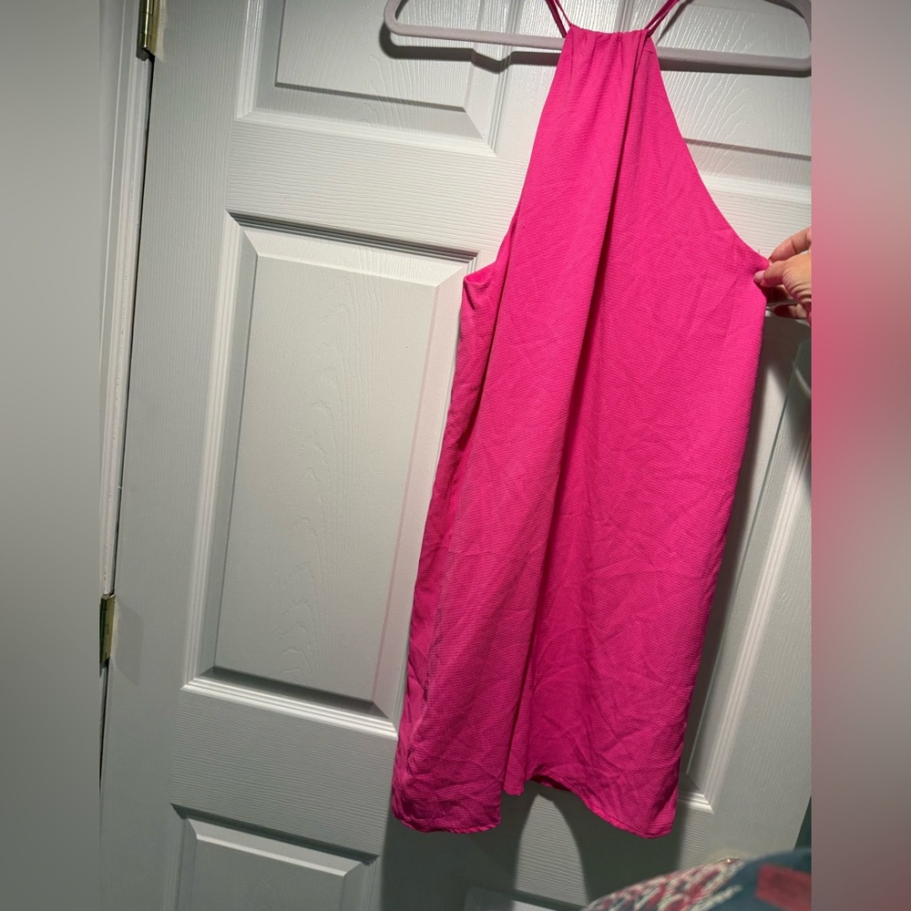 Bright Pink Dress. Size: Large. NWOT.
